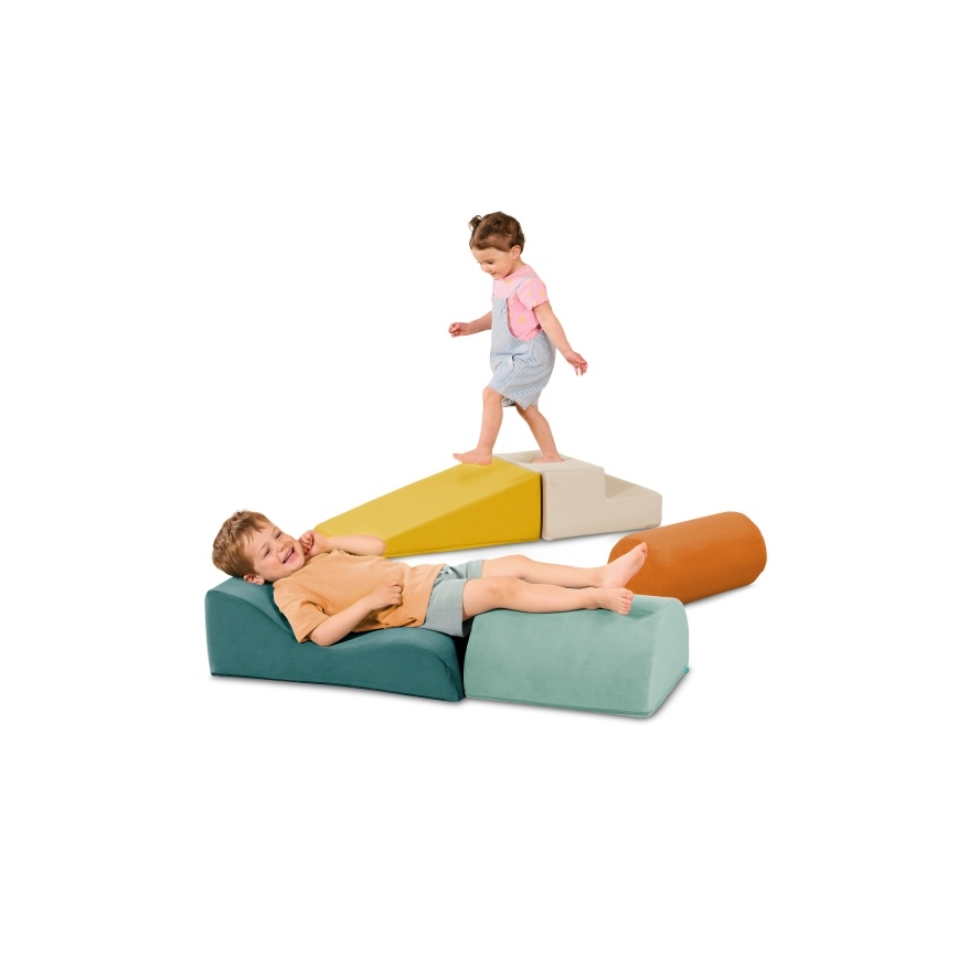 B-Toys - Παιδικά τουβλάκια από αφρό MAXI WONDERSHAPES 5 τμχ